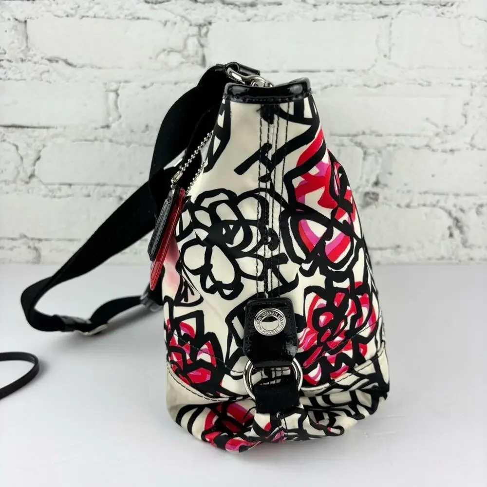 Coach Poppy Daisy Floral Graffiti Bag & Wristlet